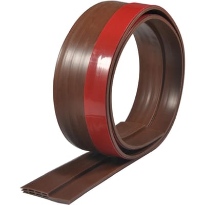 100cm Siliconen Rubber Deurstrip Zelfklevende Achterkant Deurafdichting voor Raam- of Deurkier brown