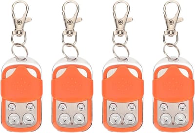 Draadloze Deuropener Set van 4, 433.92MHz, Universele Afstandsbediening voor Poorten, Garages en Hokken