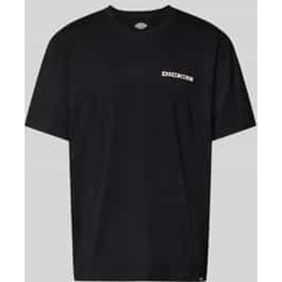 T-shirt met labelprint