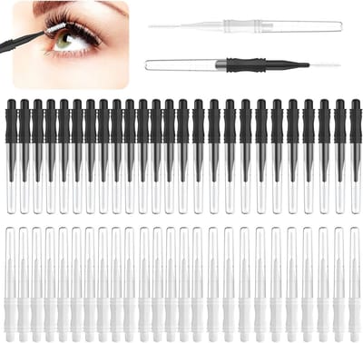 Micro Eyebrow Brushes met Deksel - Perfect voor Eyebrow Lamination en Precisiewerk in 2 Maten
