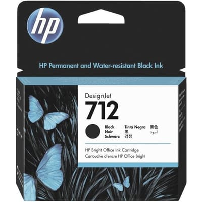 HP 3ED71A nr. 712 inktcartridge zwart hoge capaciteit (origineel)