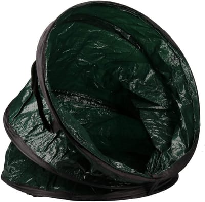 Opvouwbare Afvalzak - Tuinzak Opbergzak - Tuinafval Verzamelen - Zelfstaande Pop-up - 45x58 cm - Groen