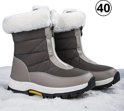 Bovista Snowboots Voor Dames - Sneeuwschoenen- Wintersport Sneeuwboots - Ski Gadgets - Maat 40 - Grijs