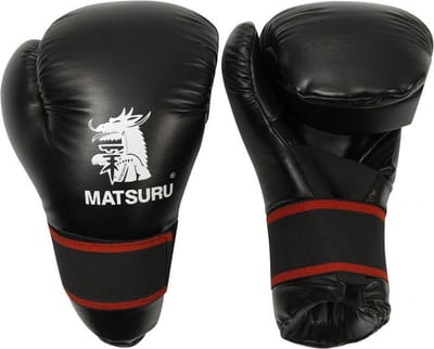 Matsuru Super Hand - Budo handschoen - Zwart (Beschikbaar in verschillende maten)