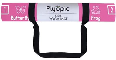 3-in-1 Yogamat, Gymnastiekmat & Pilatesmat - Antislip Gevoerde Fitnessmat met Draagriem voor Yoga, Sport en Workout - Afmetingen 183x61 cm, 6 mm Dikte