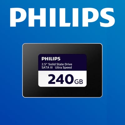 Philips FM24SS130B Interne SSD - 240GB - 2.5 Inch - SATA III - Ultra Speed - 3D TLC NAND
