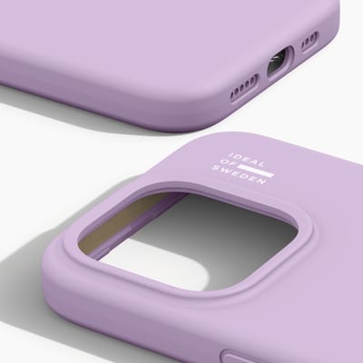 iDeal of Sweden Silicone Case geschikt voor MagSafe geschikt voor iPhone 15 Pro - Lavender Milk