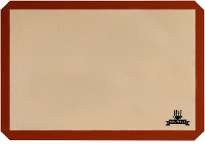 Krumble XXL Siliconen Bakmat 40x60 cm - Extra Groot - Voor horeca en professionele ovens - Niet geschikt voor standaard thuisovens - Antikleef & Antislip - Bruin