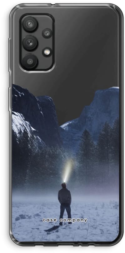 Hoesje geschikt voor Samsung Galaxy A32 4G hoesje - Wanderlust - Soft Cover Telefoonhoesje - Bescherming aan alle Kanten en Schermrand
