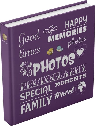 Fotoalbum - Henzo - Fantasy Wording - 400 foto's - Paars