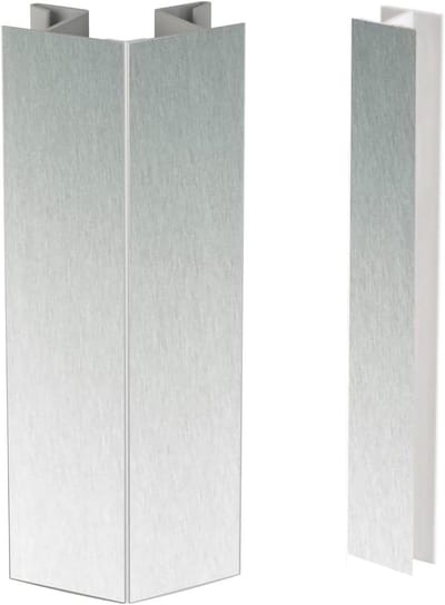 Evotrade Keukensokkel - plint L 2,5 m van PVC | Hoogte en kleuren naar keuze (extra scharnieraccessoires aluminium, 1, nanometer, 1, nanometer, 120, millimeter, 1, nanometer, 1, nanometer)