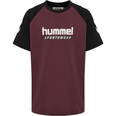 T-shirt met kinderlogo Hummel