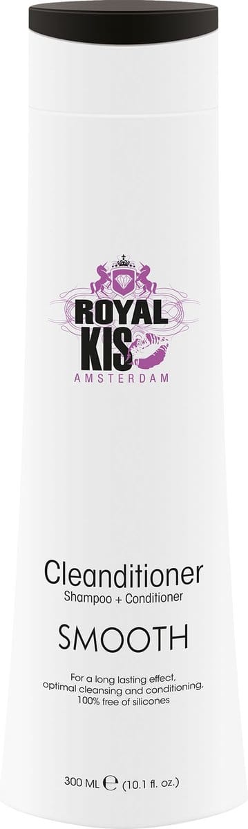 Royal KIS Cleanditioner Smooth - 300ml - Normale shampoo vrouwen - Voor Alle haartypes