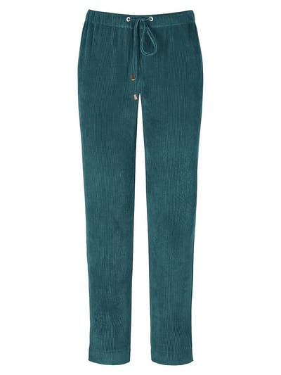 Broek in jogg-pant-stijl pasvorm Barbara Van Peter Hahn turquoise