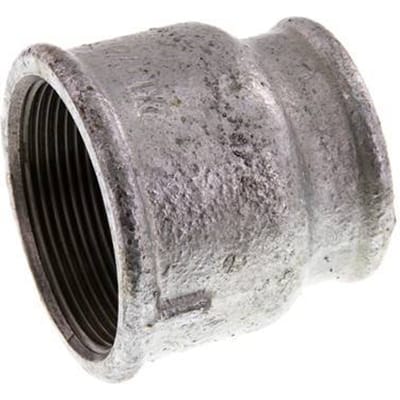 Rp 2'' x Rp 1 1/2'' Verzinkt Gietijzeren Ronde Sok 25 Bar