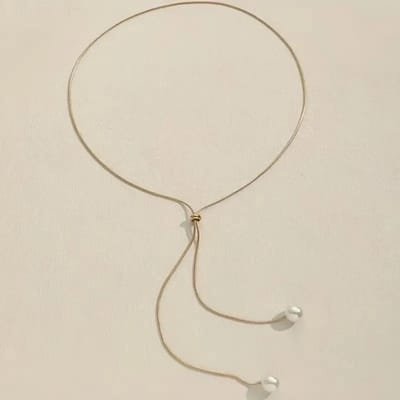 Livano Ketting - Dames - Staal - Nep zilver - Met Hanger - Nep Goud