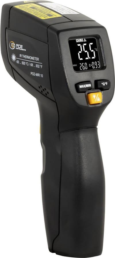PCE-MIR 10 Infrarood Thermometer – Contactloze IR Temperatuurmeter met Laser – -50 tot 500 °C