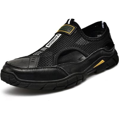 Heren Mesh Sandalen Outdoor Klassiek Zacht Heren Leren Sandalen Slippers Heren Loafers Sneakers Romeins Platform Waadschoenen Dropshipping 46