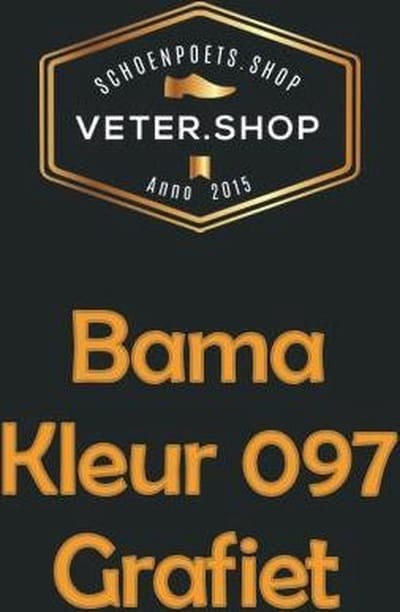 Bama G56 schoen creme voor glad leer - 50ml schoenpoets - 097 grafiet antraciet
