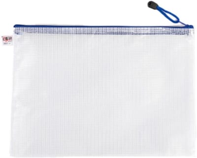 Set van 10 Doorzichtige Document Compartimenten, Waterdichte Plastic Zakjes voor Papier, Ontvangsten en Cosmetica, A4 Formaat (34 x 24 cm)