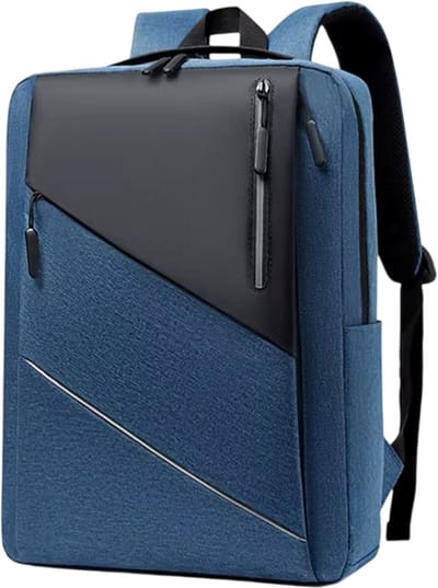 Heren Laptop Rugzak Zakelijk & Reizen – Grote Capaciteit Backpack met Laptopvak – Waterdichte Schooltas - Werk Rugzak met USB-Aansluiting – Computer Rugzak voor Werk, Studie, Reizen en Dagelijks Gebruik - Blauw
