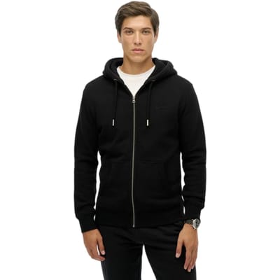 Superdry - Vintage Logo Geborduurde Zip Hoodie - Heren - Hoodies