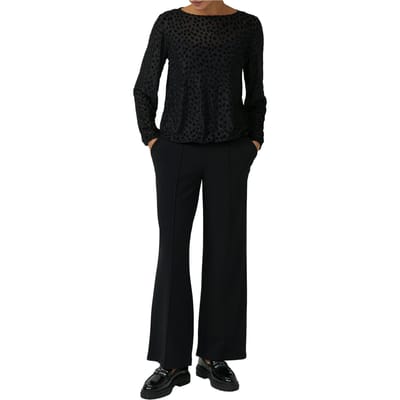 s.Oliver BLACK LABEL - Dames t-shirt - Maat XS - Vrouwen - ZWART - onbekend materiaal