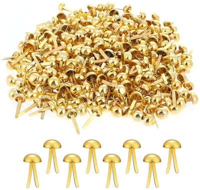 Dailygoods- Parijse Clips 300 Stuks - Goudkleurige Metalen Bevestigingsmiddelen - Corrosiebestendig - Decoratieve Accessoires - Voor Scrapbooking - Voor Handwerk