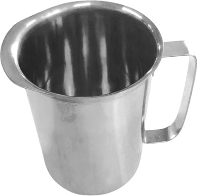 Premis - RVS maatkan - 1000 ml - exclusief deksel - Maatbeker - Measuring Cup