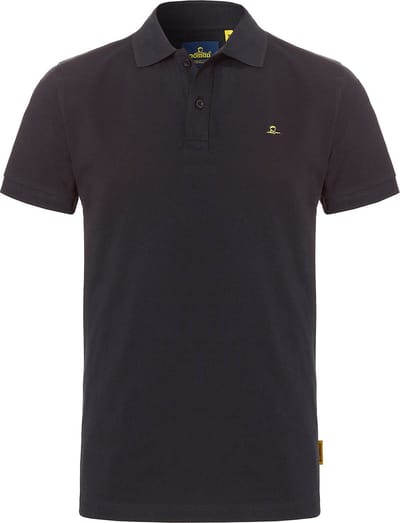 NOMAD® Polo Piqué Heren | Maat S | Zwart | Polo Shirt Korte Mouw | Luchtig Katoen | Sneldrogend