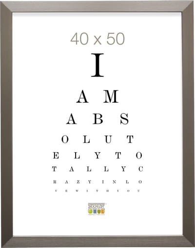 Deknudt Frames Fotolijst - Zilver - S41VD1 - Voor foto: 40x50 cm