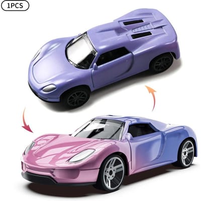 Mini Magische Water & Temperatuur Kleurverandering Legering Auto 1:60, Pull-back Racemodel Met Duurzaam Schokbestendig Chassis Voor Jongens Kinderen Cadeaus