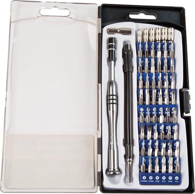 Precisie Schroevendraaierset - Kleine Schroevendraaiers - Elektronica Reparatie - Ergonomische Handgrepen - 30cm Lengte - Zilver