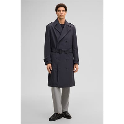 Trenchcoat Trench Summer, marineblauw