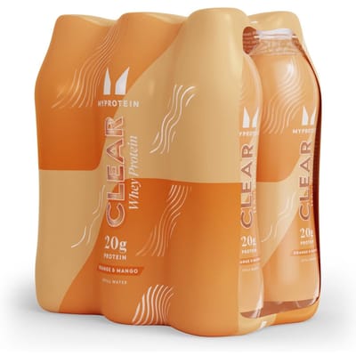 Clear Protein Water - RTD (verpakking met zes stuks) - 6 Pack - Sinaasappel & Mango