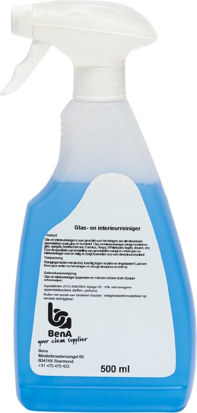 BenA Glas en Interieurreiniger Pro 500ml
