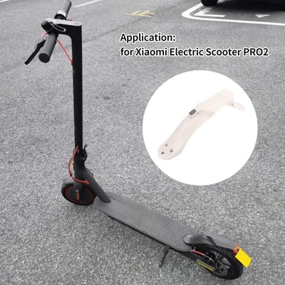 Dik Achterspatbord voor Xiaomi Elektrische Step - Snelspan Kentekenplaat - Mobiele Lamp - Scooter Bandenspatbord Kit