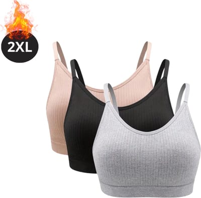 Bovista BH Zonder Beugel - Zonder Bandjes - Push-up Bh's - Comfort Beha - Comfortabel - Sterk - Dames - Plus Size - Gemengd - Maat 2XL
