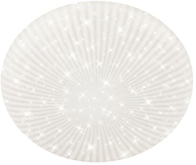 BRILONER Nebo – LED Plafondlamp – neutraal wit licht – met sterrenhemel effect – decoratief plafonniere – wit – Ø27.8cm