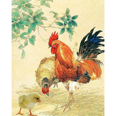 5D DIY Diamond Painting Gunstige Familie Borduren Kruissteek Strass Mozaïek Home Decor 20X30CM orange