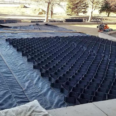 Oprit en Terrasklinkers - Grindstabilisatie Raster - Fundering en Erosie - Schaalbaar en Veelzijdig - 40x40 cm 5 cm Hoog