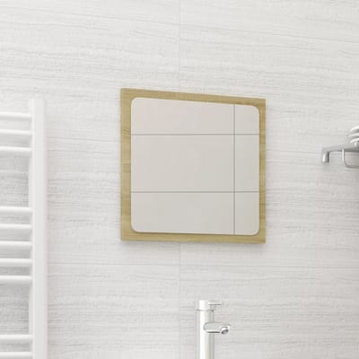 vidaXL - Badkamerspiegel - 40x1,5x37 - cm - spaanplaat - sonoma - eikenkleurig