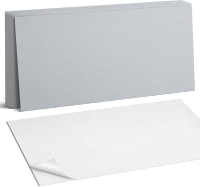 Coloray Plaktegels - Grijs Wandtegel Zelfklevend - 60 cm x 30 cm - Grijs Plaktegels - 6 stuks - Rechthoek PVC Tegels - Plaktegels Keuken - Zelfklevende Vloertegels Badkamer - Vinyl Tegels Zelfklevend - Zelfklevende Wandtegels