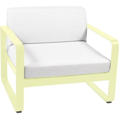 Fermob BELLEVIE fauteuil - A6 citroensorbet - 81 witgrijs