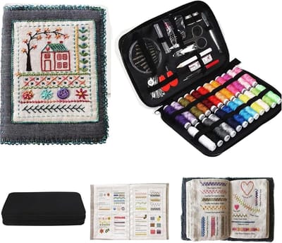 DIY Stekenboekenset met Instructies – 106 Unieke Steken – Naaiset voor Beginners & BorduurLiefhebbers-Belle's product