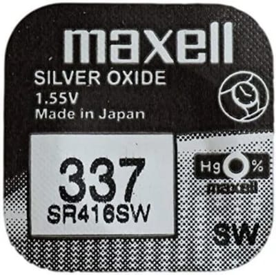 MAXELL 337 - SR416SW - Zilveroxide Knoopcel - horlogebatterij - 2 (twee) stuks