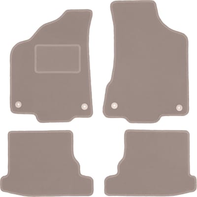 Beige veloursmatten voor: Volkswagen Polo III 6N hatchback, sedan, klassieker (1994-1999)