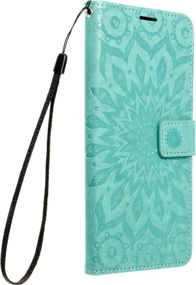 Forcell MEZZO Book case Geschikt voor IPHONE 13 PRO MAX mandala groen