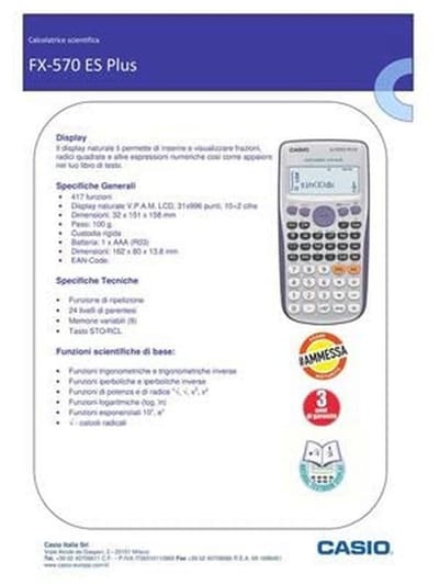 Wetenschappelijke rekenmachine met 417 functies - Essentieel voor wiskunde en wetenschap