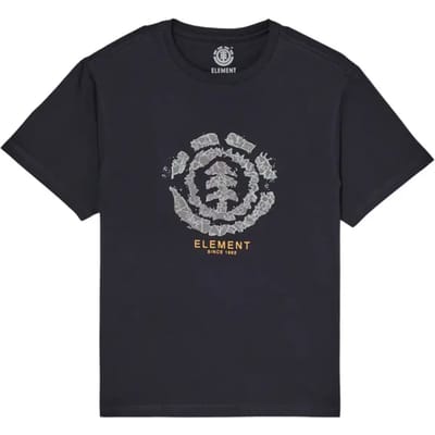 Element Rockys T-shirt Met Korte Mouwen Zwart 12 Years Jongen